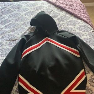 Black and red Jordan hoodie